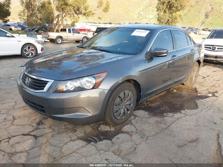 2010 Honda Accord 2.4 Lx VIN: 1HGCP2F35AA103756 Lot: 43962157