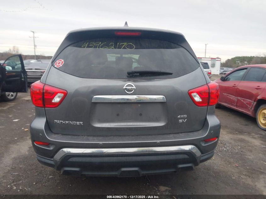 2019 Nissan Pathfinder Sv VIN: 5N1DR2MM8KC587660 Lot: 43962170