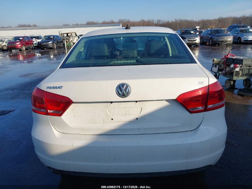 2012 Volkswagen Passat 2.5L Se VIN: 1VWBP7A30CC082592 Lot: 43962175