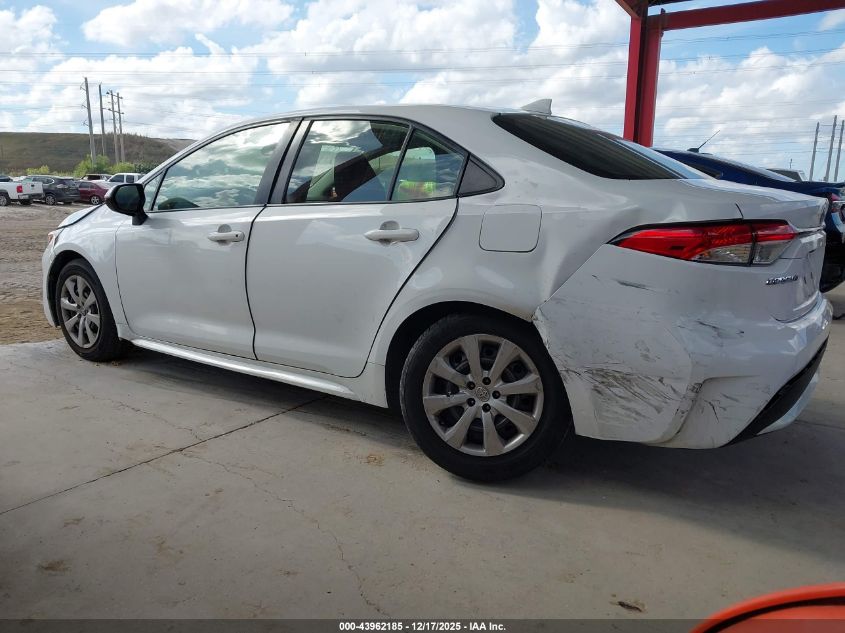 2020 Toyota Corolla Le VIN: JTDEPRAE5LJ098344 Lot: 43962185