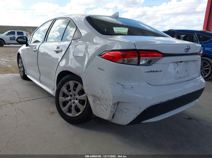 2020 Toyota Corolla Le VIN: JTDEPRAE5LJ098344 Lot: 43962185