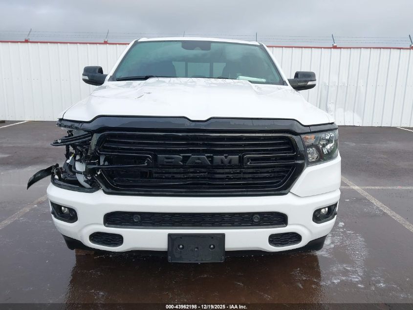 2021 Ram 1500 Big Horn 4X4 6'4 Box VIN: 1C6SRFMTXMN551980 Lot: 43962198