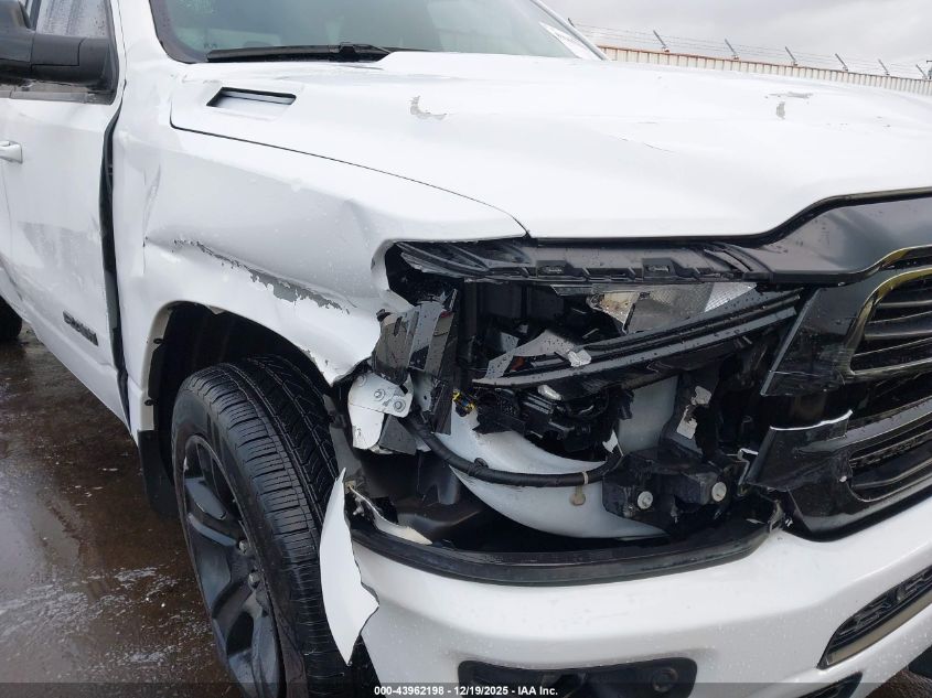 2021 Ram 1500 Big Horn 4X4 6'4 Box VIN: 1C6SRFMTXMN551980 Lot: 43962198