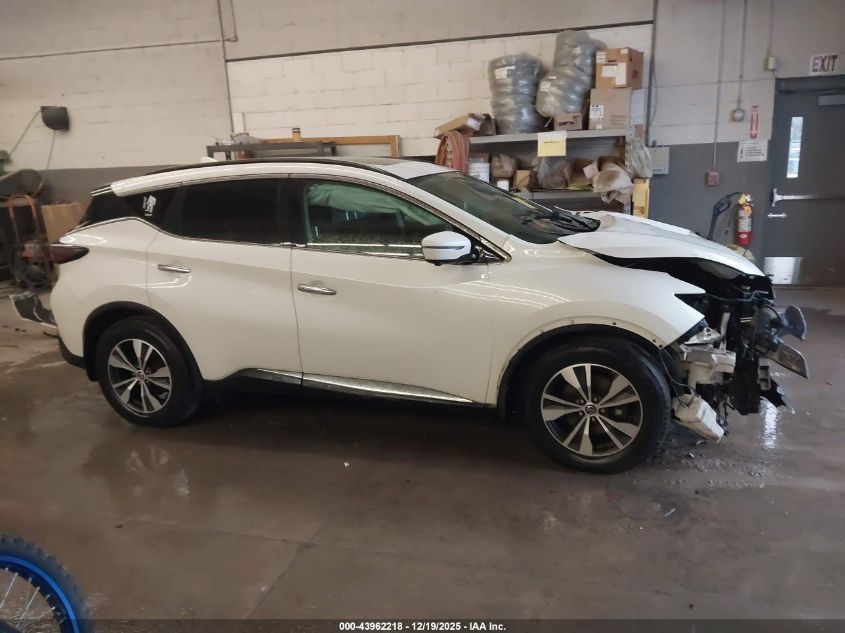2020 Nissan Murano Sv Intelligent Awd VIN: 5N1AZ2BS7LN102466 Lot: 43962218