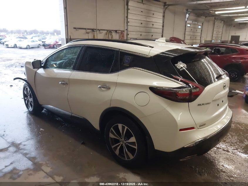 2020 Nissan Murano Sv Intelligent Awd VIN: 5N1AZ2BS7LN102466 Lot: 43962218