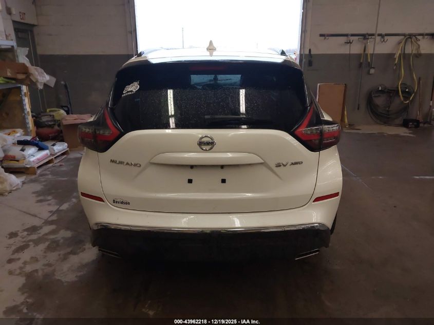 2020 Nissan Murano Sv Intelligent Awd VIN: 5N1AZ2BS7LN102466 Lot: 43962218