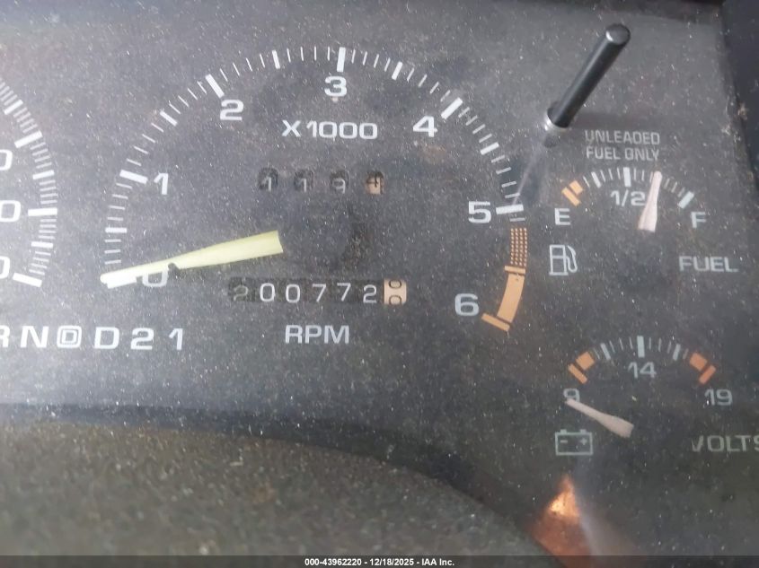 1995 GMC Jimmy VIN: 1GKCT18W0S2523209 Lot: 43962220