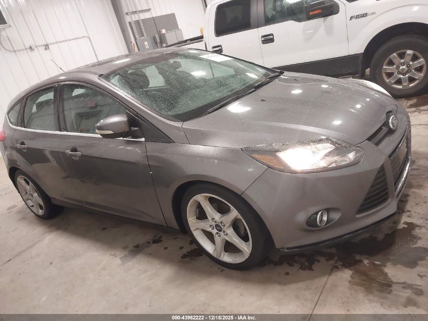 2014 Ford Focus Titanium VIN: 1FADP3N24EL436502 Lot: 43962222