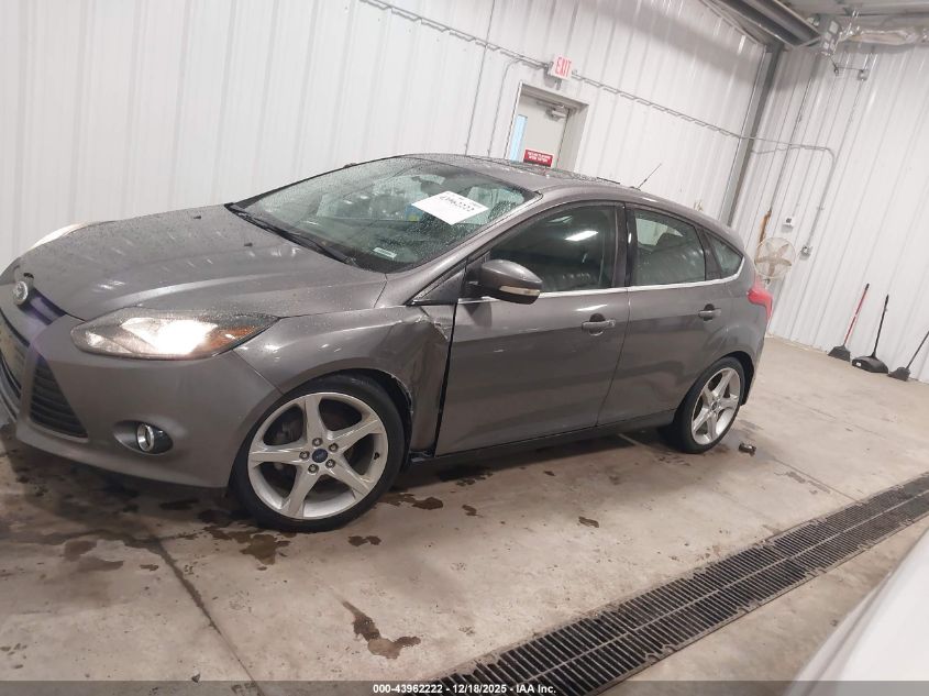 2014 Ford Focus Titanium VIN: 1FADP3N24EL436502 Lot: 43962222
