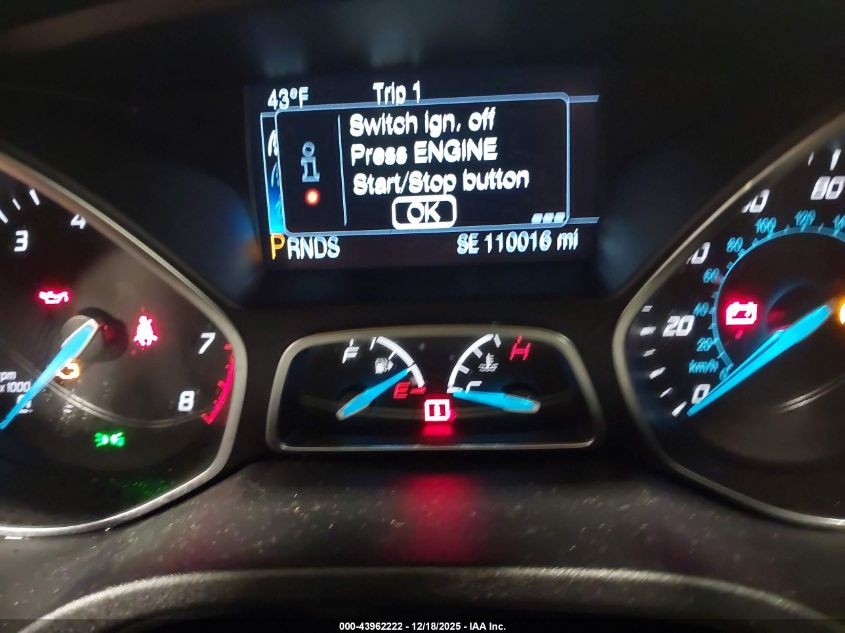 2014 Ford Focus Titanium VIN: 1FADP3N24EL436502 Lot: 43962222