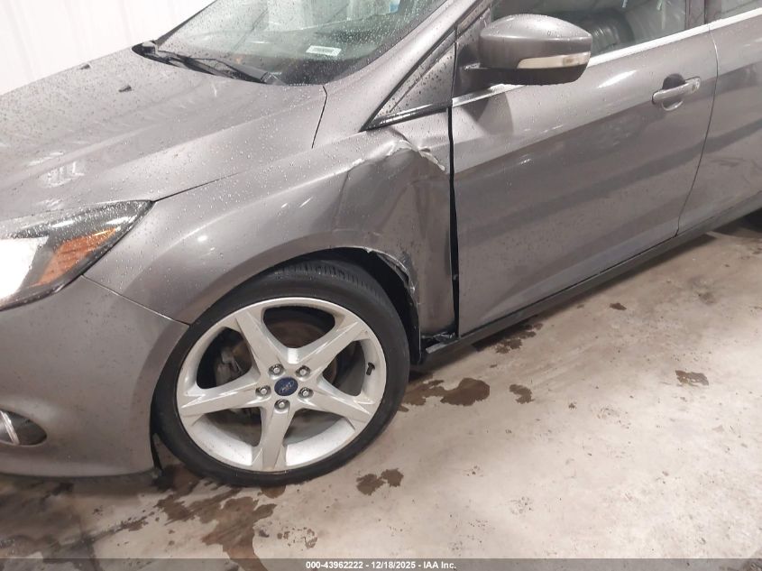 2014 Ford Focus Titanium VIN: 1FADP3N24EL436502 Lot: 43962222