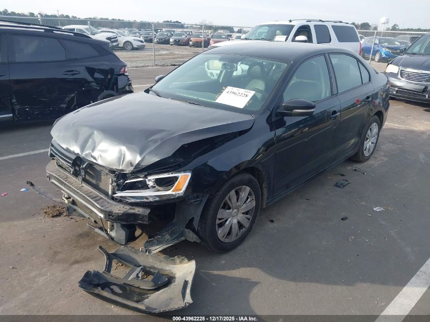 2011 Volkswagen Jetta 2.5L Se VIN: 3VWDX7AJ0BM313737 Lot: 43962228