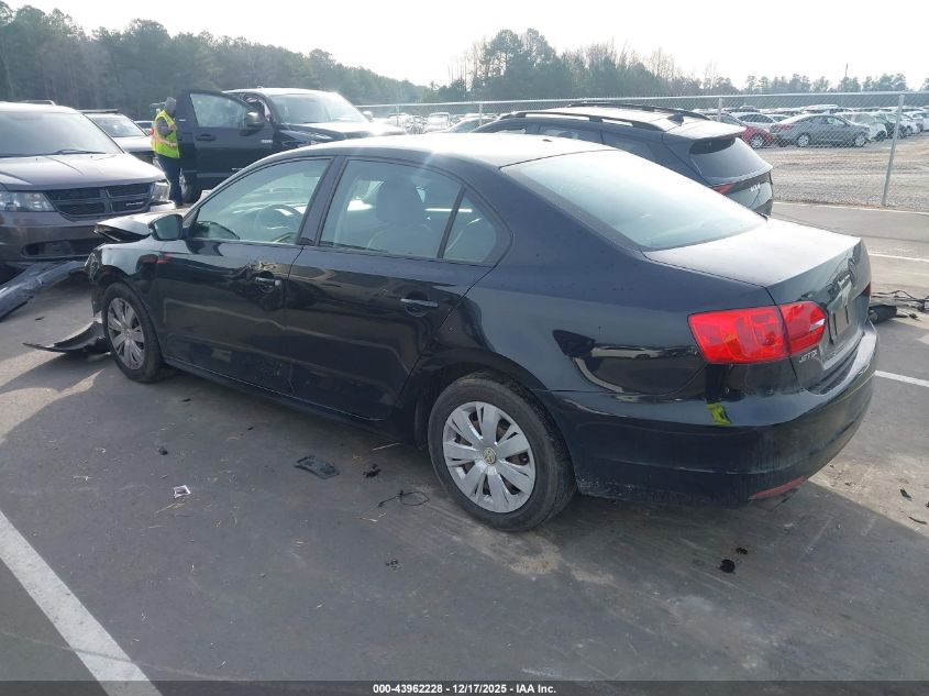 2011 Volkswagen Jetta 2.5L Se VIN: 3VWDX7AJ0BM313737 Lot: 43962228