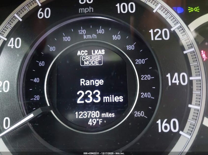 2017 Honda Accord Ex-L VIN: 1HGCR2F91HA221702 Lot: 43962231