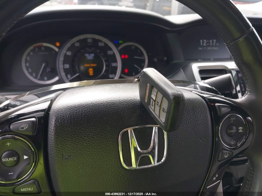 2017 Honda Accord Ex-L VIN: 1HGCR2F91HA221702 Lot: 43962231