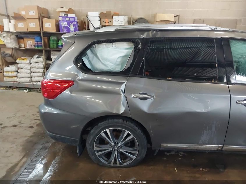 2018 Nissan Pathfinder Platinum VIN: 5N1DR2MM6JC649894 Lot: 43962243