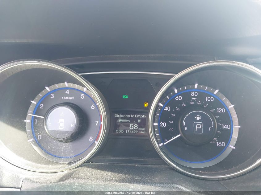 2012 Hyundai Sonata Gls VIN: 5NPEB4AC5CH399544 Lot: 43962257