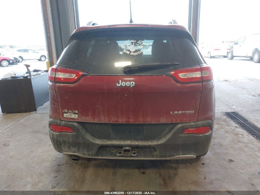 2014 Jeep Cherokee Limited VIN: 1C4PJMDB5EW316321 Lot: 43962259