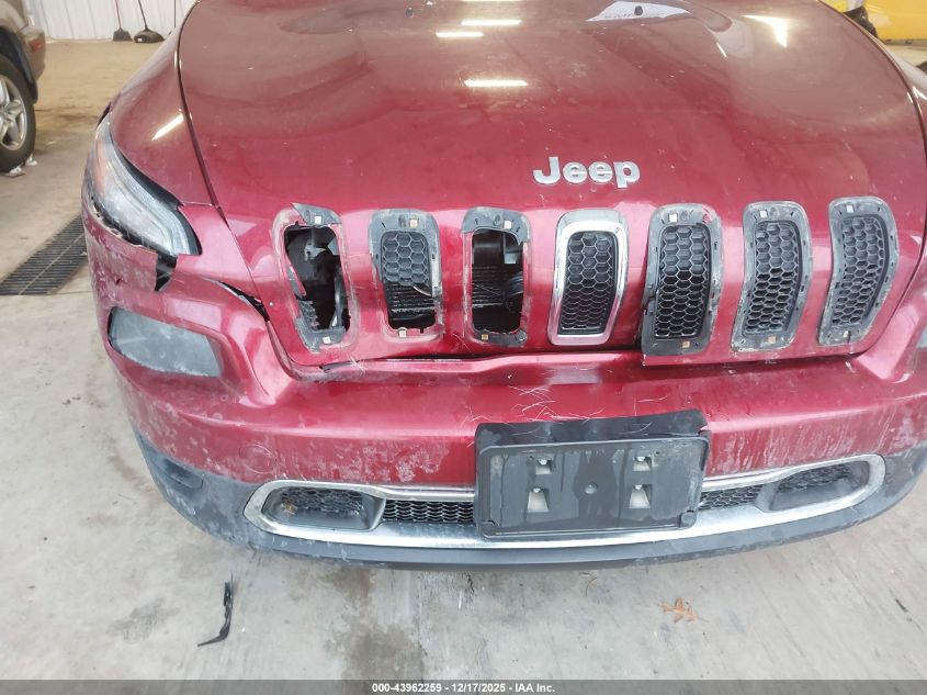 2014 Jeep Cherokee Limited VIN: 1C4PJMDB5EW316321 Lot: 43962259