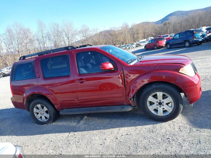 2006 Nissan Pathfinder Le VIN: 5N1AR18W56C666007 Lot: 43962262