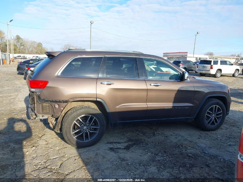 2018 Jeep Grand Cherokee Limited 4X2 VIN: 1C4RJEBG8JC392432 Lot: 43962287
