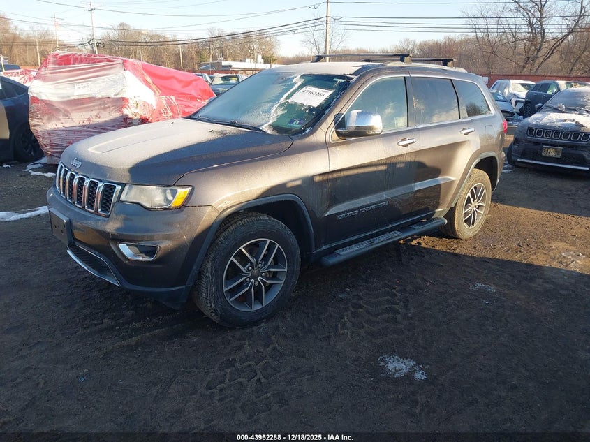 VIN 1C4RJFBG2KC612185 2019 JEEP GRAND CHEROKEE LIMITED 4X4