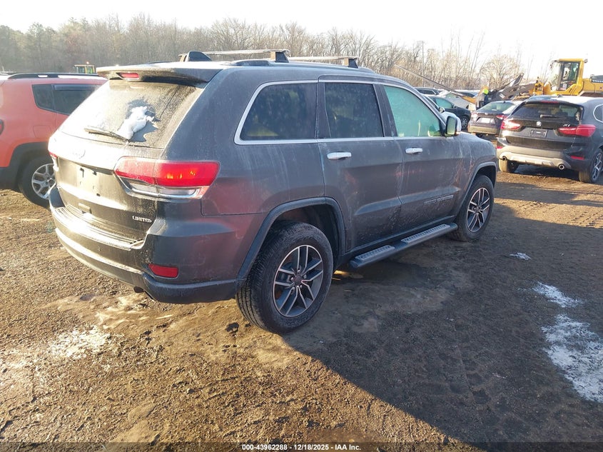 VIN 1C4RJFBG2KC612185 2019 JEEP GRAND CHEROKEE LIMITED 4X4