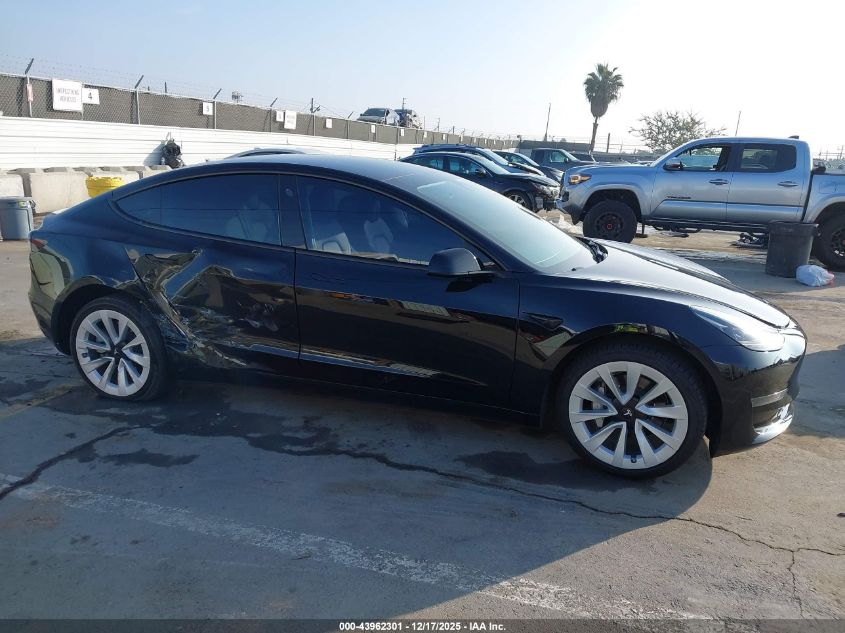 2023 Tesla Model 3 Rear-Wheel Drive VIN: 5YJ3E1EA0PF581856 Lot: 43962301