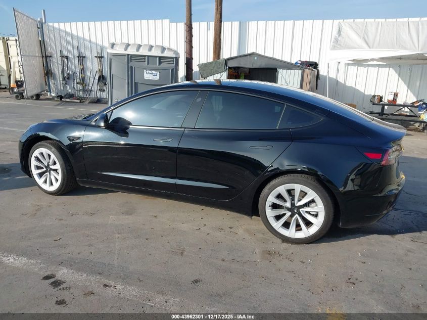 2023 Tesla Model 3 Rear-Wheel Drive VIN: 5YJ3E1EA0PF581856 Lot: 43962301