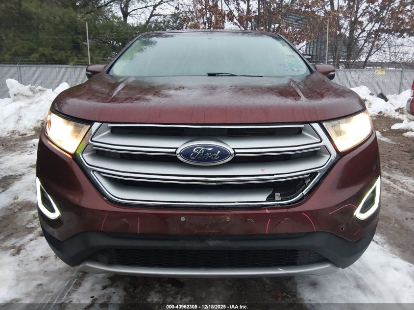 2015 Ford Edge Sel VIN: 2FMTK4J99FBB40286 Lot: 43962305