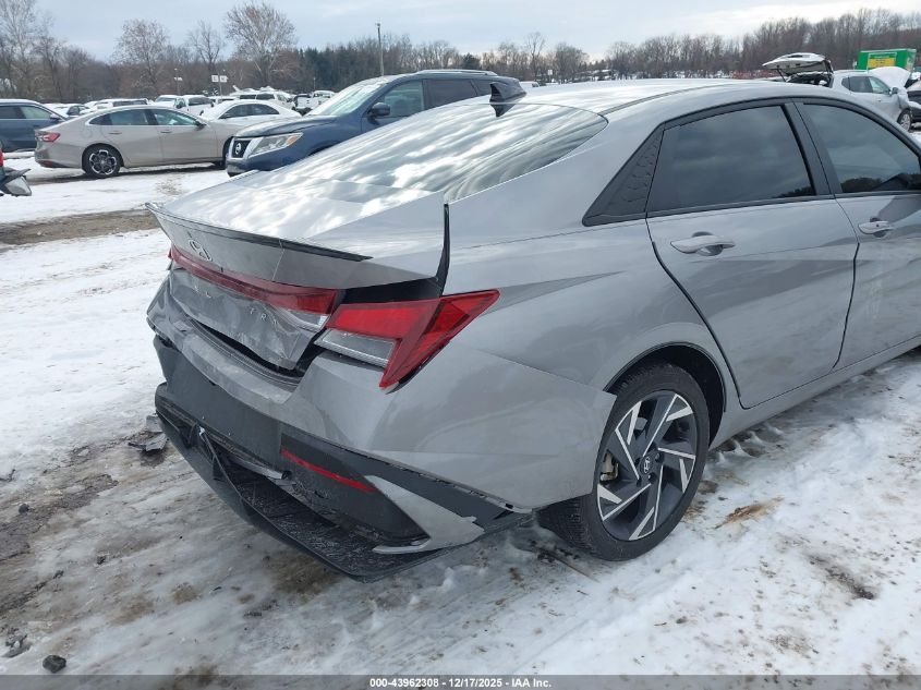 2025 Hyundai Elantra Sel Sport VIN: KMHLM4DG5SU884251 Lot: 43962308