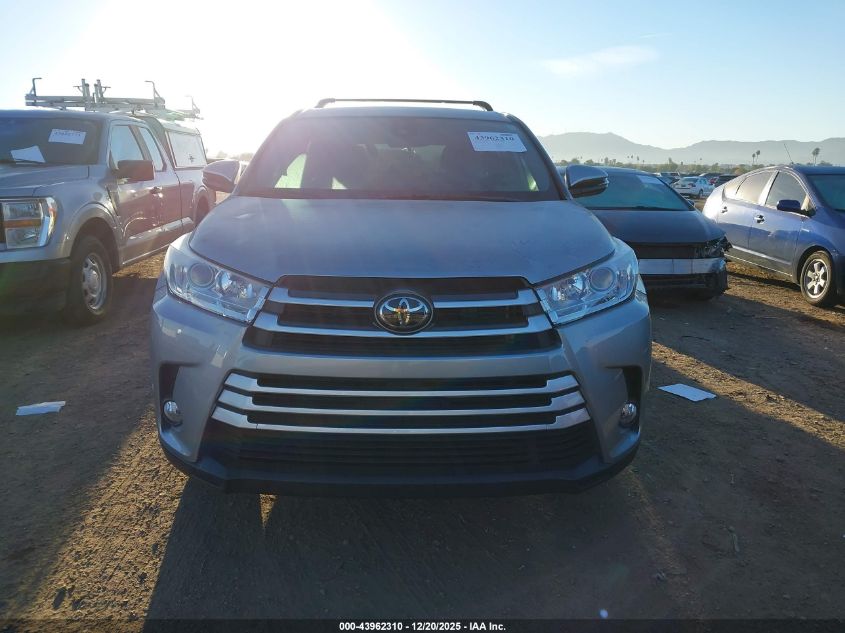 2019 Toyota Highlander Le Plus VIN: 5TDZZRFH9KS348801 Lot: 43962310