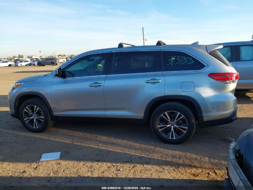 2019 Toyota Highlander Le Plus VIN: 5TDZZRFH9KS348801 Lot: 43962310