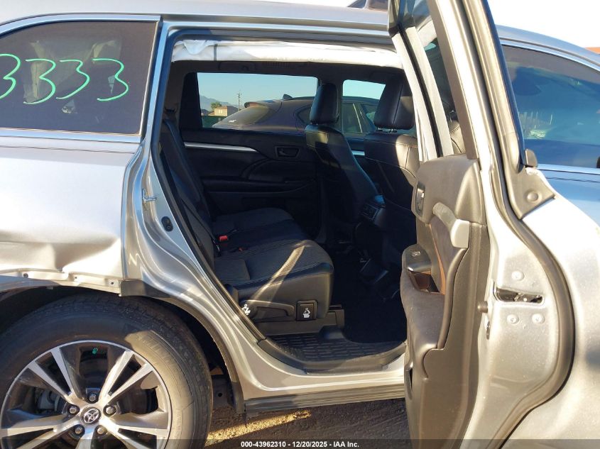 2019 Toyota Highlander Le Plus VIN: 5TDZZRFH9KS348801 Lot: 43962310