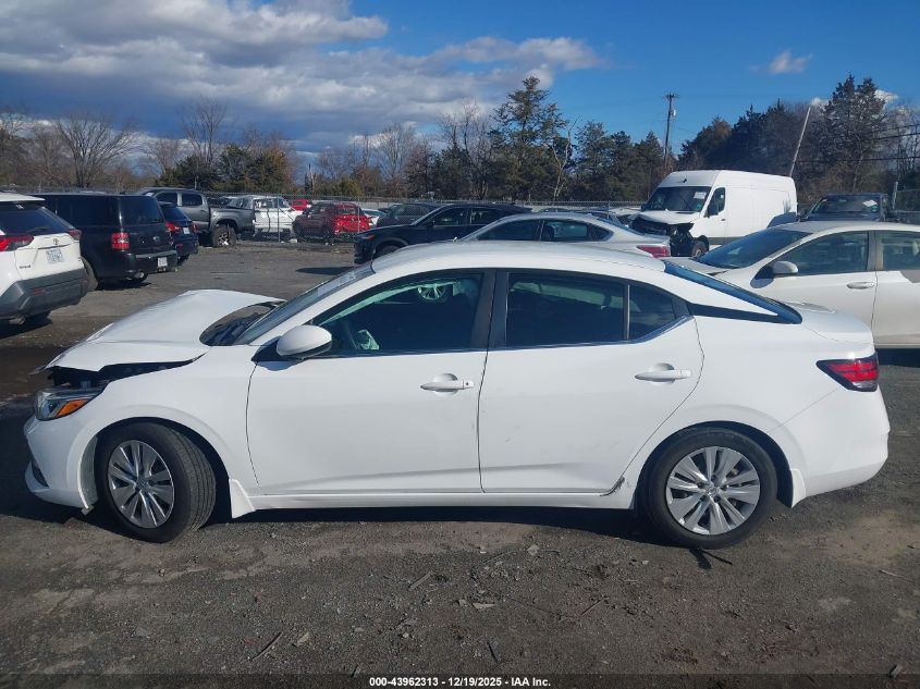 2020 Nissan Sentra S Xtronic Cvt VIN: 3N1AB8BV3LY290737 Lot: 43962313