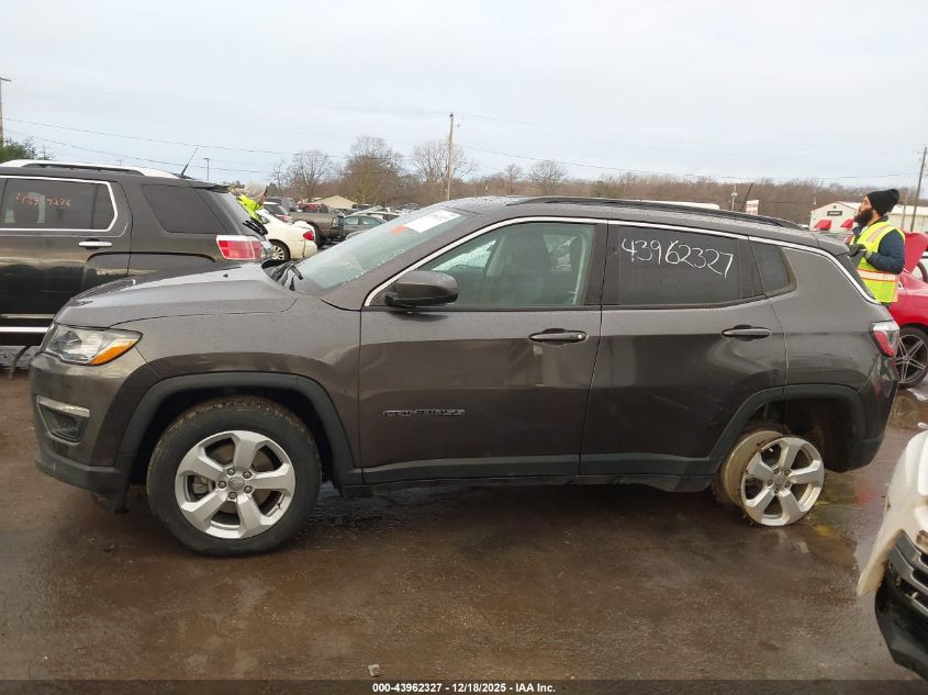 2019 Jeep Compass Latitude Fwd VIN: 3C4NJCBB7KT852063 Lot: 43962327