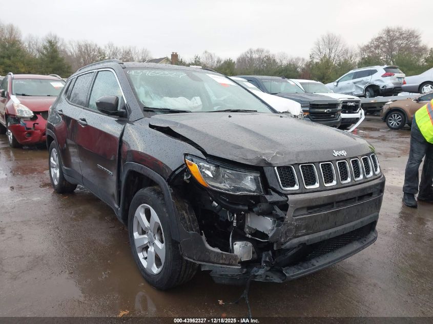 2019 Jeep Compass Latitude Fwd VIN: 3C4NJCBB7KT852063 Lot: 43962327
