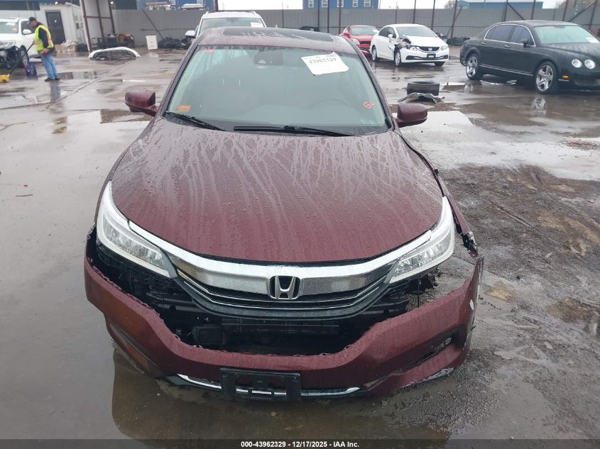 2017 Honda Accord Hybrid Touring VIN: JHMCR6F71HC022785 Lot: 43962329