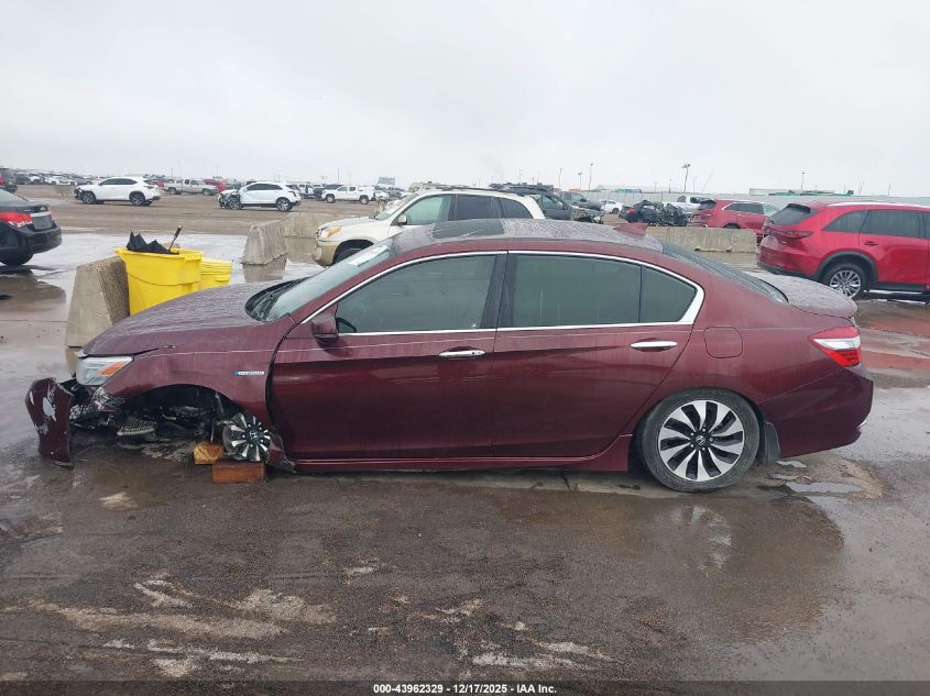 2017 Honda Accord Hybrid Touring VIN: JHMCR6F71HC022785 Lot: 43962329