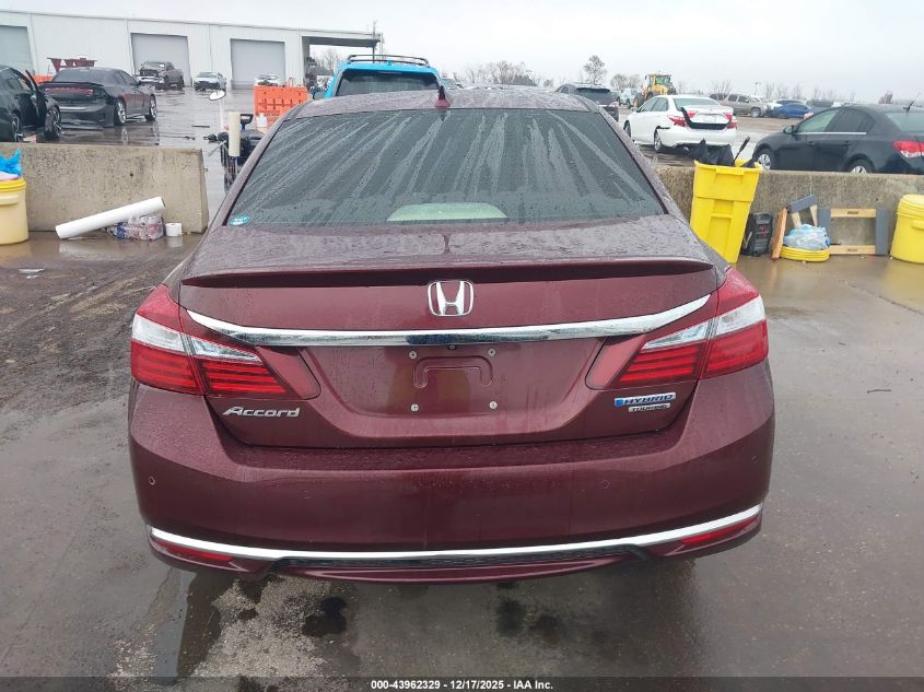 2017 Honda Accord Hybrid Touring VIN: JHMCR6F71HC022785 Lot: 43962329
