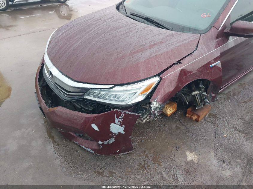 2017 Honda Accord Hybrid Touring VIN: JHMCR6F71HC022785 Lot: 43962329