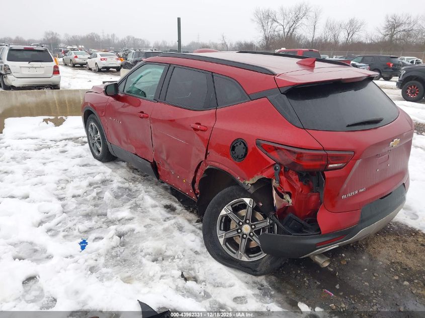 2025 Chevrolet Blazer Awd 3Lt VIN: 3GNKBJRS8SS104414 Lot: 43962331
