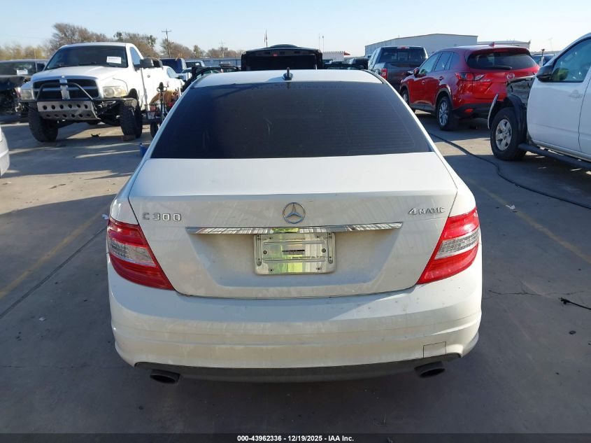2010 Mercedes-Benz C 300 Luxury 4Matic/Sport 4Matic VIN: WDDGF8BB8AF389808 Lot: 43962336
