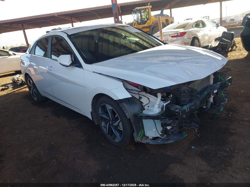 2021 Hyundai Elantra Hybrid Limited VIN: KMHLN4AJ5MU011552 Lot: 43962357