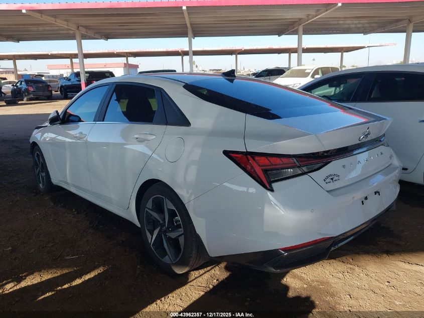 2021 Hyundai Elantra Hybrid Limited VIN: KMHLN4AJ5MU011552 Lot: 43962357
