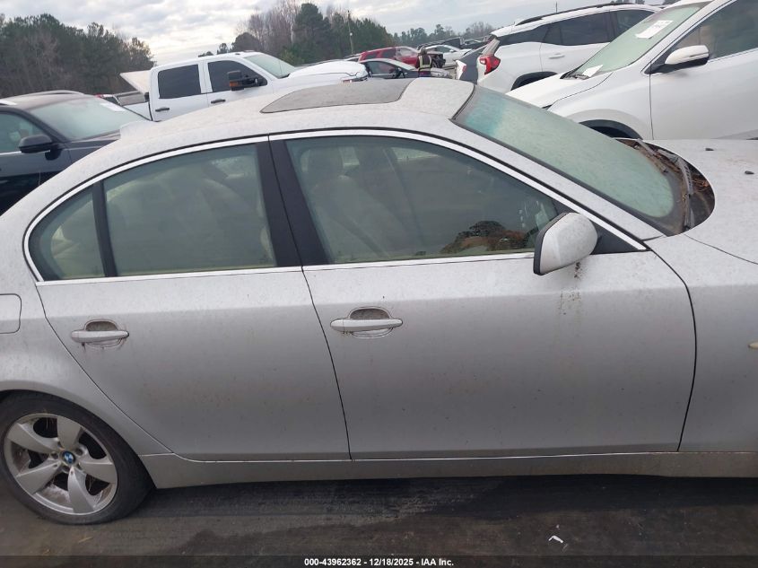 2007 BMW 525 I VIN: WBANE53557CW59001 Lot: 43962362