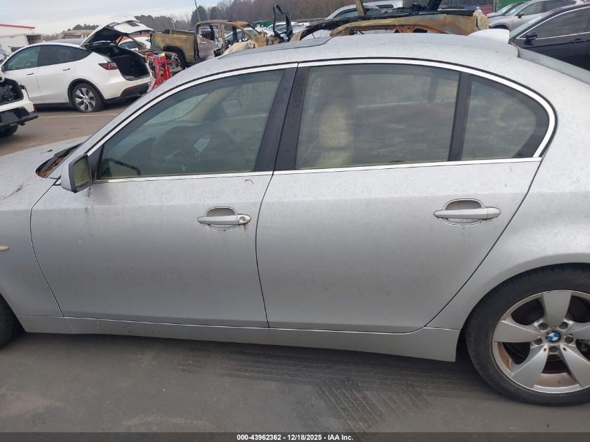 2007 BMW 525 I VIN: WBANE53557CW59001 Lot: 43962362
