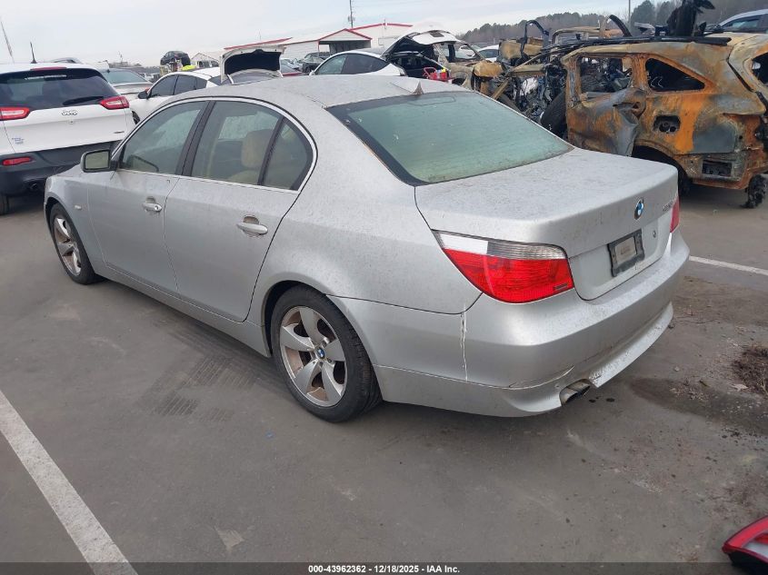 2007 BMW 525 I VIN: WBANE53557CW59001 Lot: 43962362