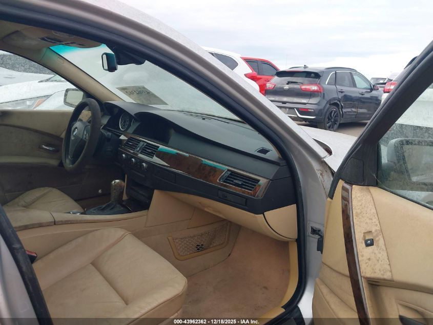 2007 BMW 525 I VIN: WBANE53557CW59001 Lot: 43962362