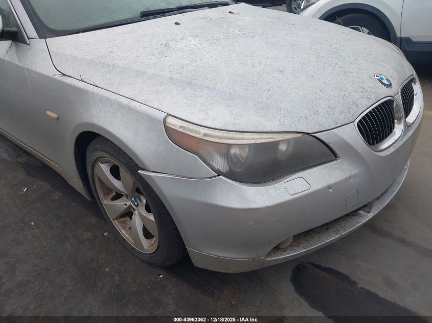 2007 BMW 525 I VIN: WBANE53557CW59001 Lot: 43962362